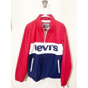Levi Strauss Windbreaker Jacket Mens Medium